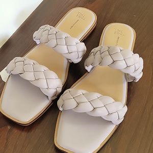 Braided sandals